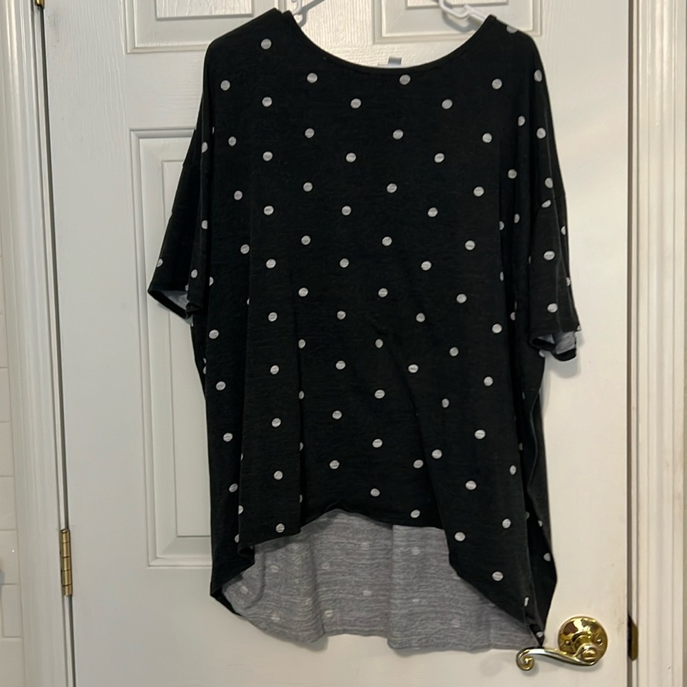 Lularoe Carly polka dot xl